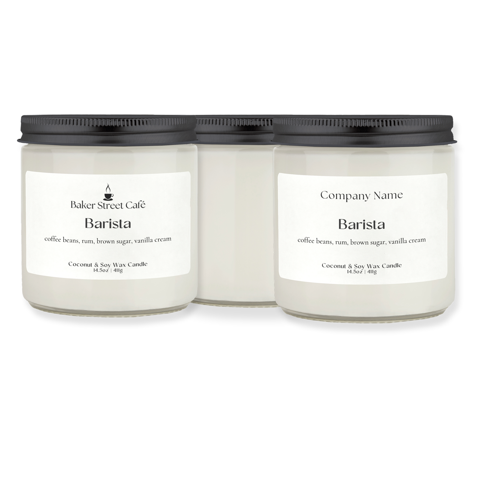Private Label Candles - Add your name or logo. White label also available.